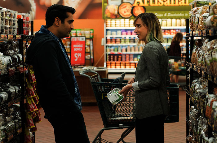 Kumail (Kumail Nanjiani) verliebt sich in Emily (Zoe Kazan). Bild: Sender / ARD Degeto / While you were comatose, LLC / Nicole Rivelli, 