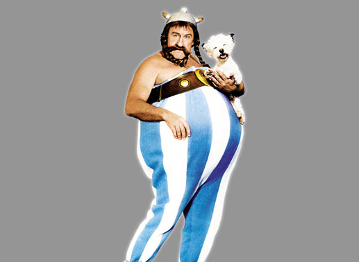 Gérard Depardieu als Obelix. Bild: Sender