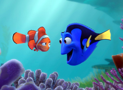 Wieder zusammen: Clownfisch Nemo und "Paps" Marlin. Bild: Sender
