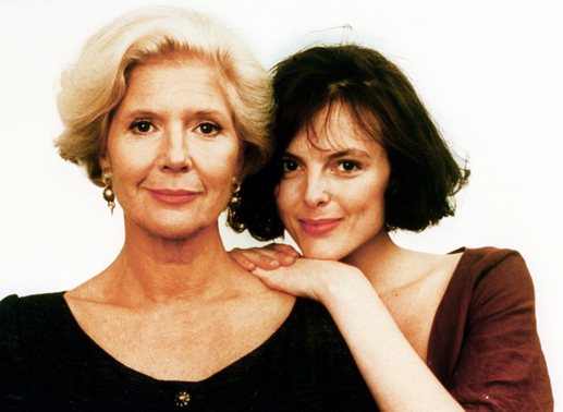 Christiane Hörbiger und Annika Pages. Bild: Sender
