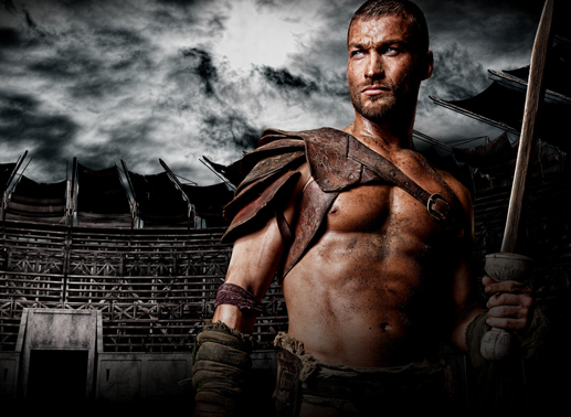 Artwork - mit Andy Whitfield. Bild: Sender