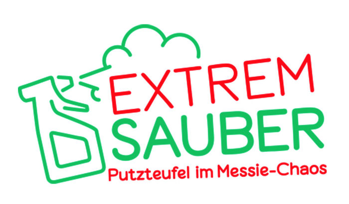 Logo zur Sendung „Extrem sauber“. Bild: Sender