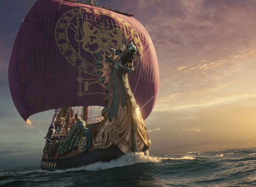 Die Chroniken von Narnia - Die Reise auf der Morgenröte auf hoher See. Bild: Foxfilm