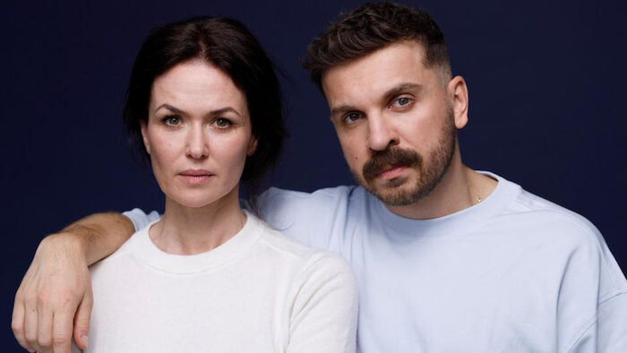 Das neue Tatort-Team Frankfurt: Melika Foroutan und Edin Hasanović. Bild: Sender / Sommerhaus Filmproduktion / hr / Jakob Fliedner