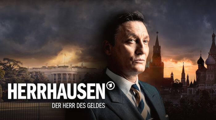 Herrhausen - Herr des Geldes: Deutsche-Bank-Chef Alfred Herrhausen (Oliver Masucci) möchte in den 1980er Jahren nicht nur die Finanzwirtschaft revolutionieren, sondern auch die Teilung der Welt in Ost und West überwinden. Bild: Sender / ARD Degeto / Sperl Film und Fernsehproduktion GmbH / Mathias Bothor / Composing: Leni Wesselman