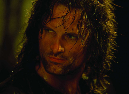 Viggo Mortensen ist Aragorn, ein Freund Gandalfs. Bild: Sender