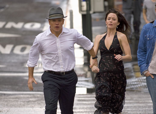 David (Matt Damon) will seine große Liebe Elise (Emily Blunt) nicht noch einmal verlieren. Bild: Sender / Andrew Schwartz