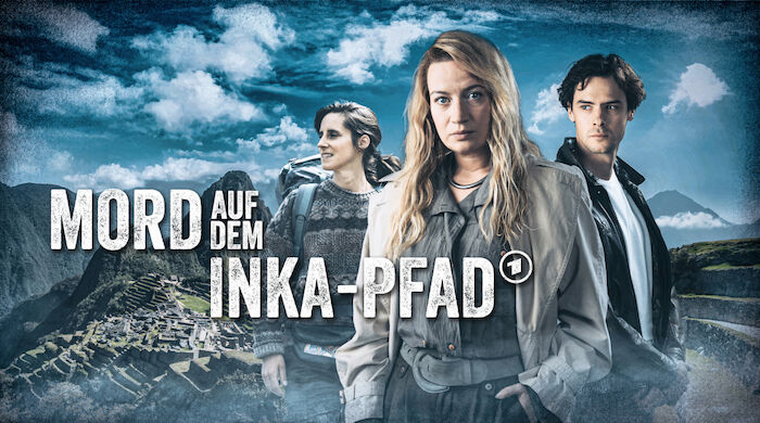 Mord auf dem Inka-Pfad: Ursula (Amelie Kiefer), Kommissarin Rita Berg (Nina Gummich) und Jona (Thomas Prenn). Bild: Sender / ARD Degeto Film / BR / Westside Filmproduktion GmbH / Joe Alblas / Composing: Matthias Klegraf