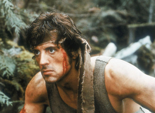 Brachialer Bursche: Sylvester Stallone als Rambo. Bild: Sender