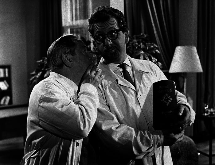 Hans Moser (Meisel), Gunther Philipp (Fritz Keller). Bild: Sender/Taurus