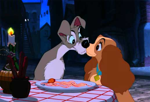 Susi und Strolch - eine tierische Liebe. Bild: Sender/Disney