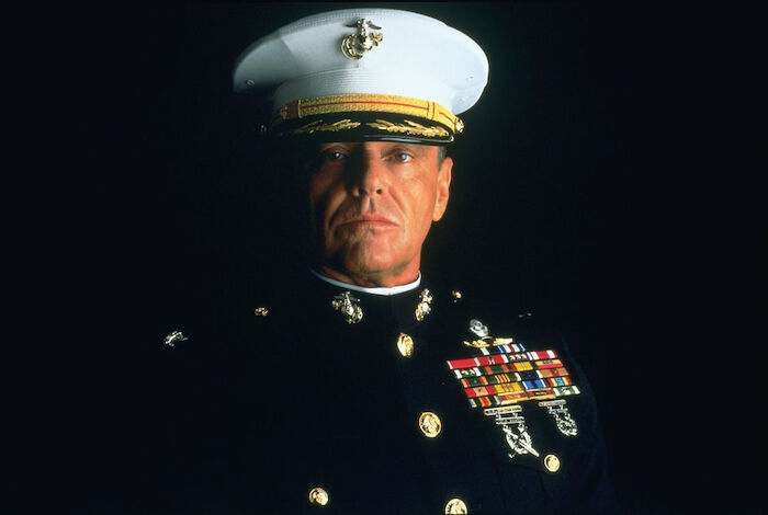 "Eine Frage der Ehre": Col. Nathan R. Jessup (Jack Nicholson) in Uniform. Bild: ZDF/Sidney Baldwin