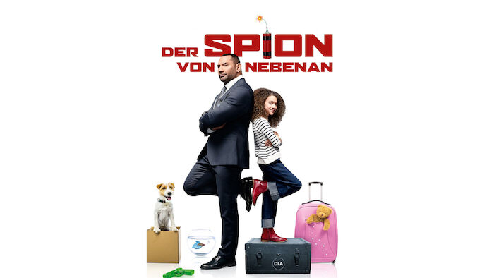 Der Spion von nebenan: Dave Bautista (JJ), Chloe Coleman (Sophie). Bild: Sender / ORF / Pro7 / Tobis Film