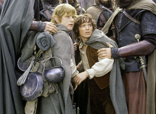 Die Hobbits auf der großen gefährlichen Reise. Bild: Sender