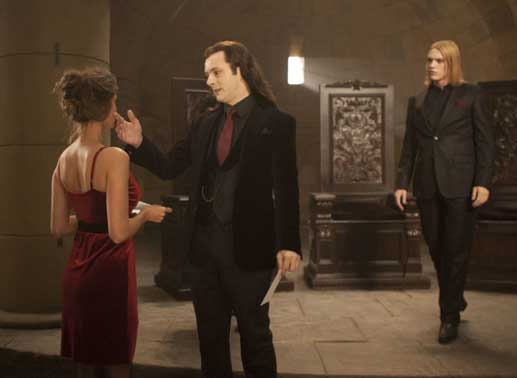 Die Volturi: Aro (Michael Sheen) und Caius (Jamie Campbell Bower). Bild: Sender/Concorde