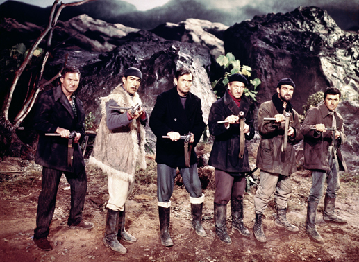 Anthony Quayle (Maj. Roy Franklin), Anthony Quinn (Col. Andrea Stavros), Gregory Peck (Capt. Keith Mallory), David Niven (Anthony Miller), Stanley Baker (Pvt. Butcher Brown), James Darren (Pvt. Spyros Pappadimos).
Bild: Sender/Sony