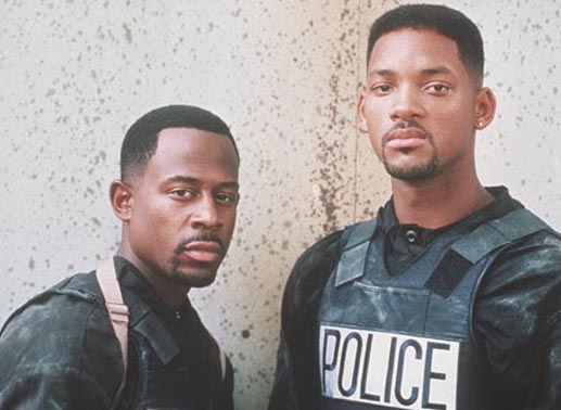 Harte Jungs: Burnett (Martin Lawrence, l.) und sein Partner Lowrey (Will Smith, r.) vom Miami Police Department ... Bild: Sender