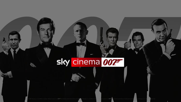 Sky Cinema 007. Bild: Sky /2020 Danjaq and MGM. and related James Bond Indicia © 1962-2020 Danjaq and MGM. and related James Bond Trademarks are trademarks of Danjaq, LLC. All Rights Reserved. 
