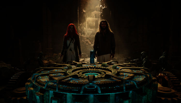 Aquaman: Amber Heard (Mera), Jason Momoa (Arthur Curry / Aquaman). Bild: Sender / ORF / Pro7 / Warner Bros