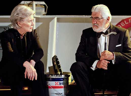 Christiane Hörbiger (Margarete Kämmerer) und Mario Adorf (Prof. Martin Burian).
Bild: Sender