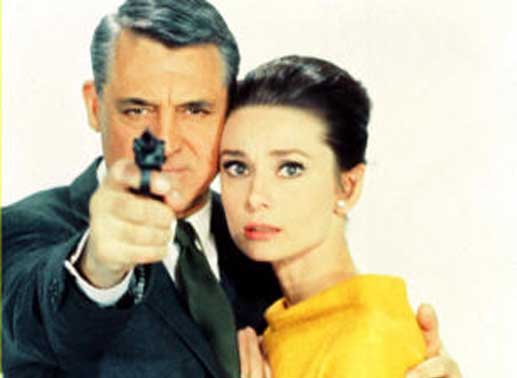 Audrey Hepburn und Cary Grant in action. Bild: Sender
