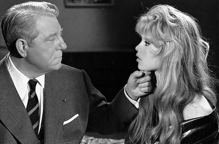 Jean Gabin mit Brigitte Bardot. Bild: Sender/ raoul-j-levyles-films-marceau-concordia