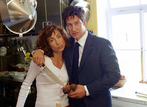 Tobias Moretti und Andrea Eckert. Bild: Sender