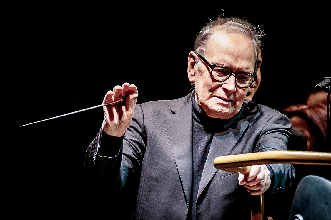 Ennio Morricone. Bild: Sender / ServusTV / Corbis via Getty Images 