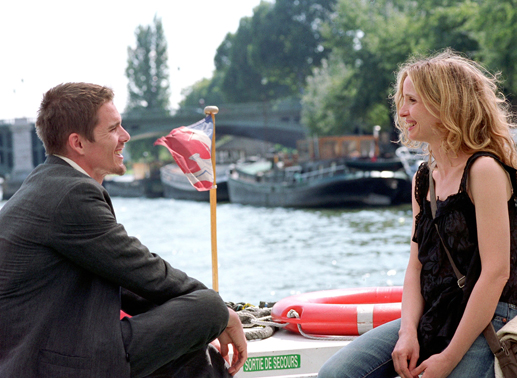  Celine (Julie Delpy) und Jesse (Ethan Hawke): romantische Tage in Paris. Bild: Sender