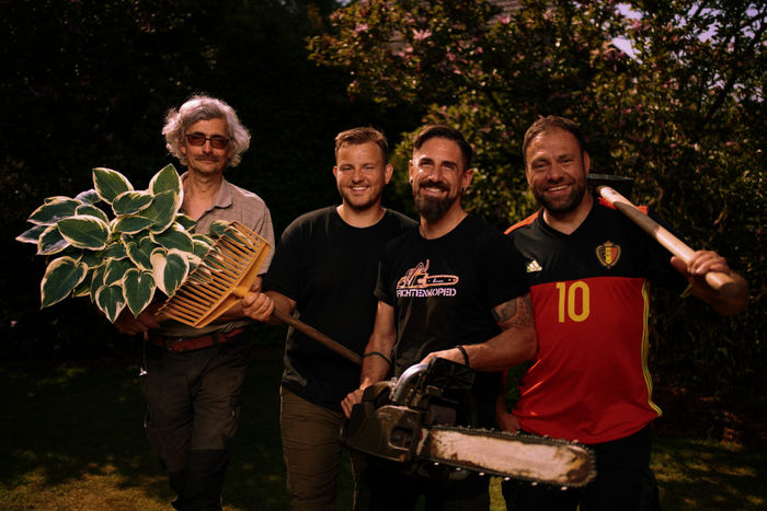 Die Beet-Brüder: Claus, Luis, Gunnar, Ralf. Bild: Sender / RTL / Simon Veith