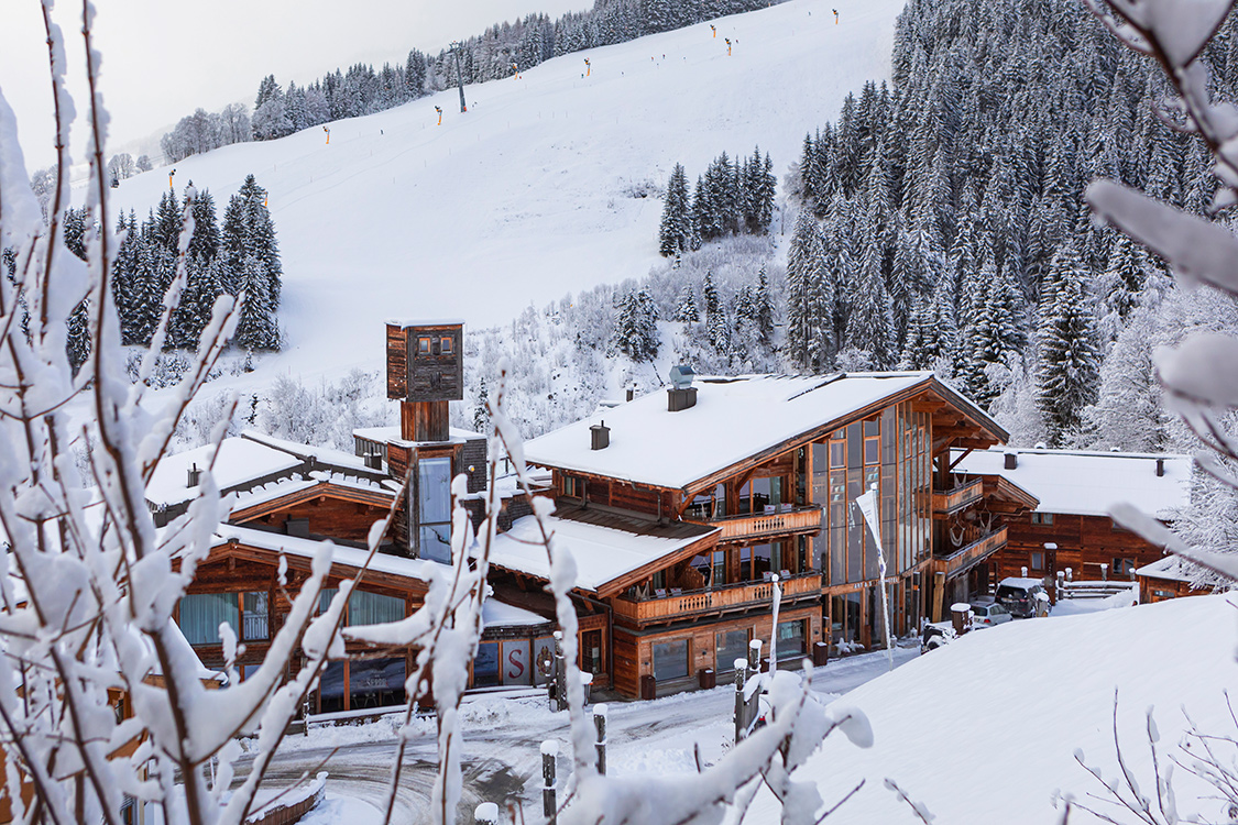 Hinterhag Ski & Art Hotel / Außenaufnahme.  Bild: Sender / ServusTV / Valentin Weinhäupl