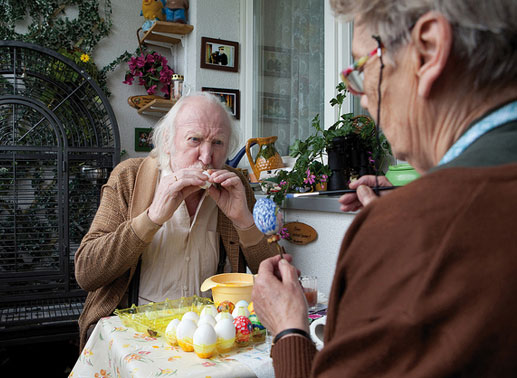 Karl Merkatz und Ingrid Burkhard. Bild: Bonus Film